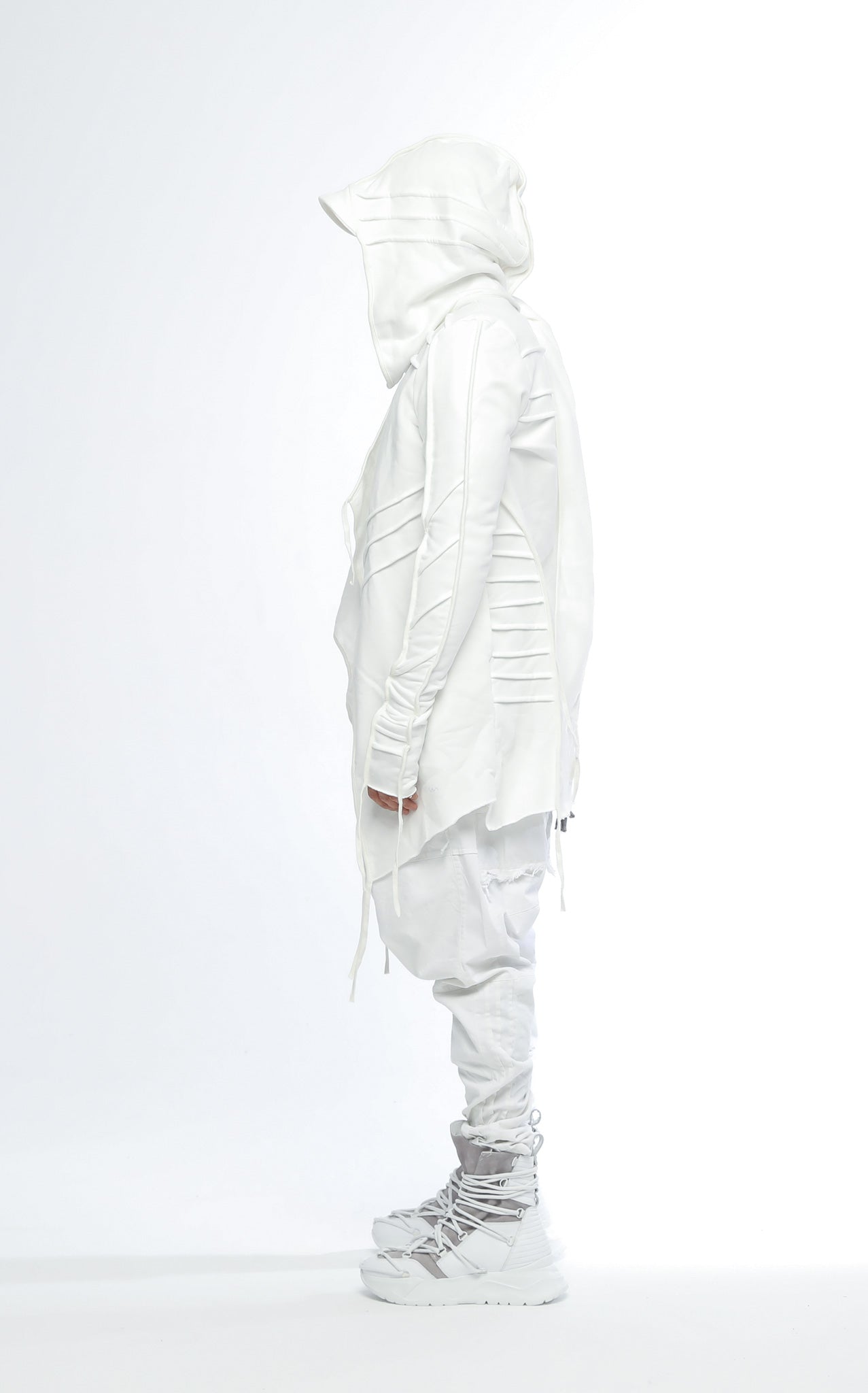 Ether White Cardigan